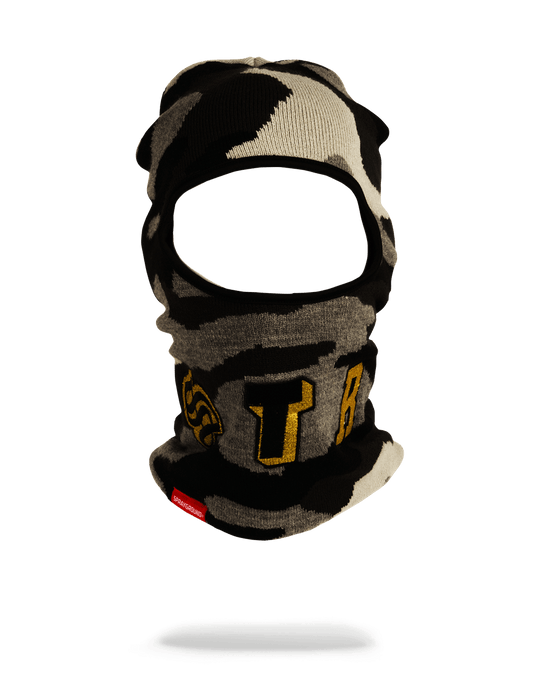 SPRAYGROUND® SKI MASK DESTROY SKI MASK (GOLD CAMO)
