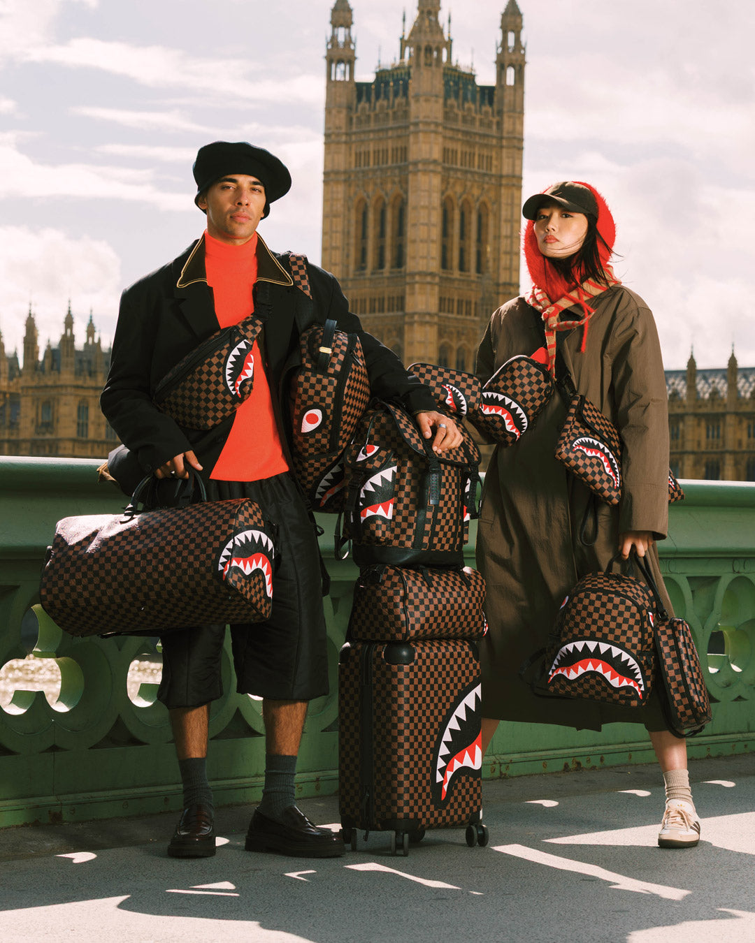 SPRAYGROUND® CROSSBODY CHECK 2 EMBOSS SAVVY CROSSBODY