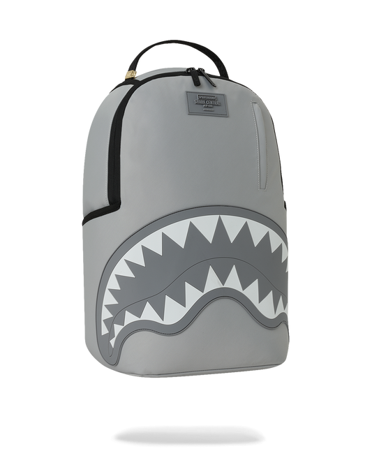 SPRAYGROUND® BACKPACK SHARK CENTRAL TONAL GRAY NYLON BACKPACK