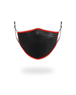 SPRAYGROUND® FASHION MASK ADULT VERTICAL SHARK (BLACK) FORM-FITTING FACE MASK
