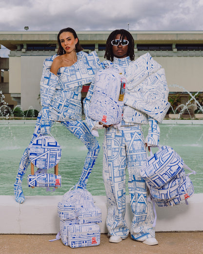 SPRAYGROUND® BACKPACK FRANK LLOYD WRIGHT BLUEPRINT BACKPACK