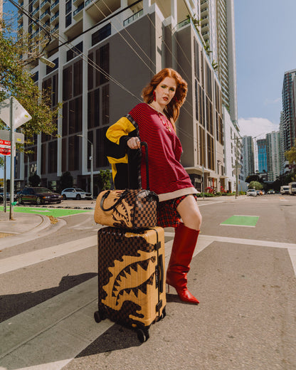 SPRAYGROUND® LUGGAGE DESIGNER DRIP EFFECT CARRY-ON LUGGAGE