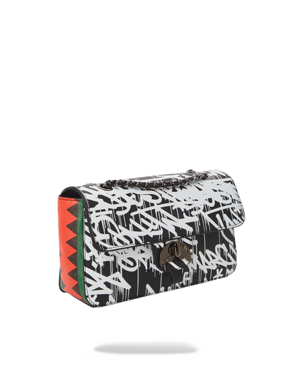 SPRAYGROUND® HANDBAG NIGHT NIGHT SHARKCHAIN HANDBAG
