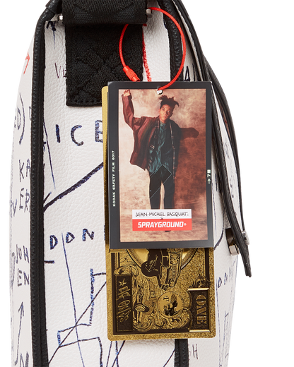 SPRAYGROUND® SLING OFFICIAL BASQUIAT UNTITLED (CHEESE POPCORN) 1983 SLING MESSENGER