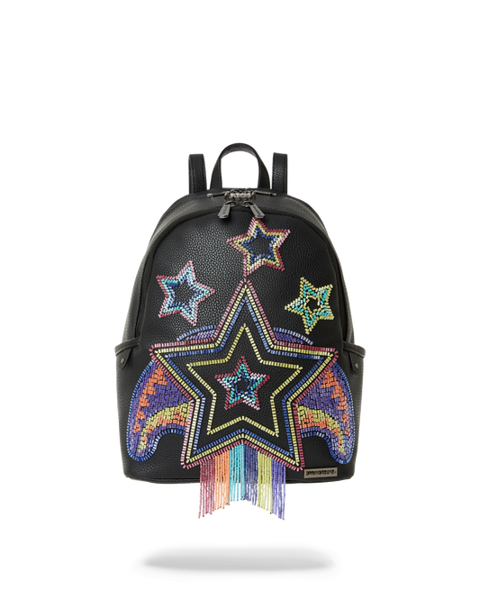 SPRAYGROUND® BACKPACK STAR RACER A.I.7 SANDFLOWER COLLAB BEADED SAVAGE BACKPACK