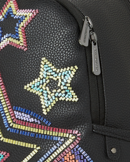SPRAYGROUND® BACKPACK STAR RACER A.I.7 SANDFLOWER COLLAB BEADED SAVAGE BACKPACK