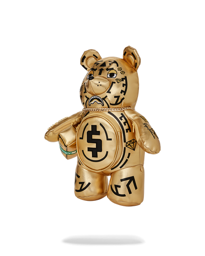 SPRAYGROUND® BACKPACK A.I.8 AFRICAN INTELLIGENCE PATH TO THE FUTURE II MEDIUM MONEYBEAR TEDDYBEAR BACKPACK