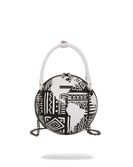 SPRAYGROUND® HANDBAG A.I.8 AFRICAN INTELLIGENCE - ORIGIN STORY GLOBE BAG