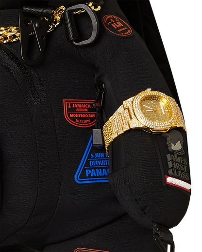 SPRAYGROUND® BACKPACK JAMES FIRST CLASS I GOT THESE STAMPS MONEYBEAR