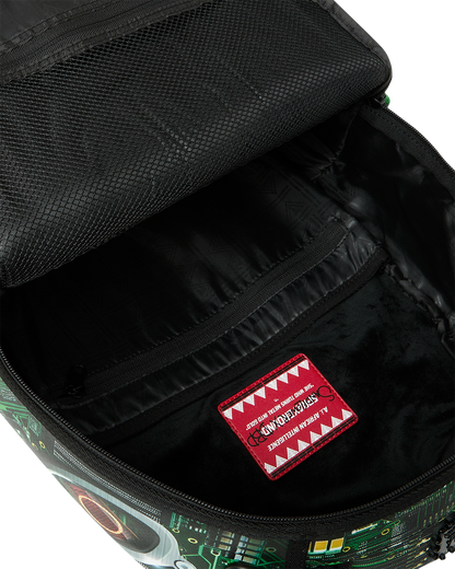 SPRAYGROUND® BACKPACK A.I. AFRICAN INTELLIGENCE REWIRED & INSPIRED BACKPACK - SANDFLOWER COLLAB