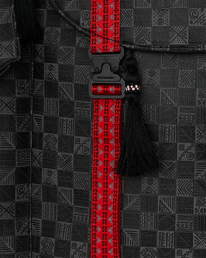 SPRAYGROUND® BACKPACK A.I. AFRICAN INTELLIGENCE MIDNIGHT MAGIC BACKPACK - SANDFLOWER COLLAB