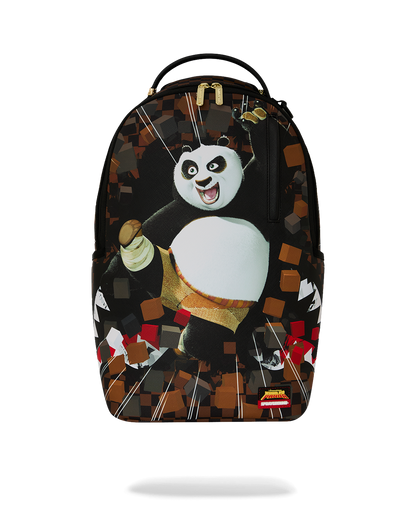 SPRAYGROUND® BACKPACK KUNG FU PANDA PO CHECKER KARATE KICK BACKPACK