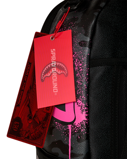 SPRAYGROUND® BACKPACK SNOOPY PINK STENCIL BACKPACK