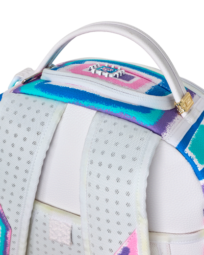 SPRAYGROUND® BACKPACK A.I. AFRICAN INTELLIGENCE MOTIVATED MOTION BACKPACK - SANDFLOWER COLLAB
