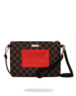 SPRAYGROUND® POUCHETTE RED REDEMPTION CROSSOVER CLUTCH