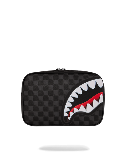 SPRAYGROUND® TOILETRY SHARKS IN PARIS BALLOON BLACK TOILETRY BRICK