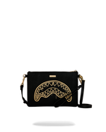 SPRAYGROUND® POUCHETTE THAT GOLD DRAP CROSSOVER CLUTCH