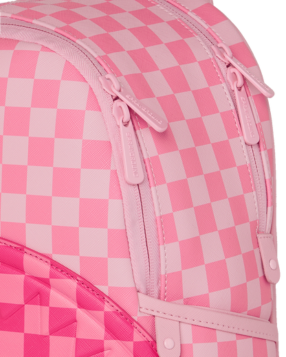 SPRAYGROUND® BACKPACK PINK SHARKS IN PARIS PATCH SAVAGE BACKPACK