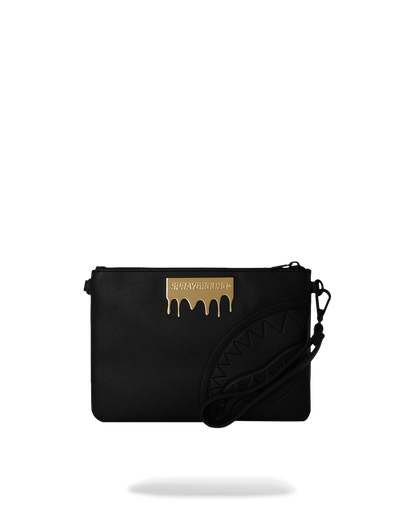 SPRAYGROUND® POUCHETTE GOLD BRICK LUXE CROSSOVER CLUTCH