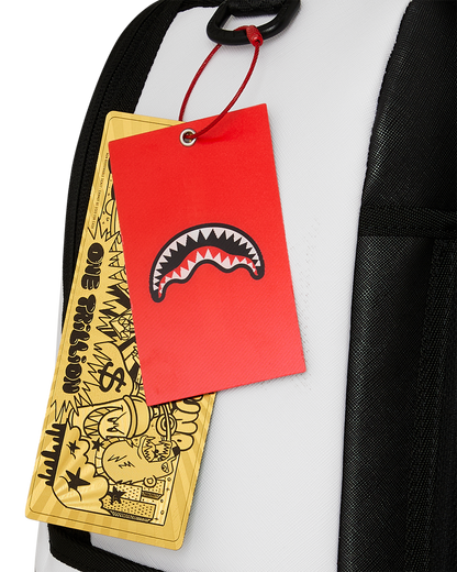SPRAYGROUND® BACKPACK SHARK CENTRAL BUBBLY WHITE BACKPACK