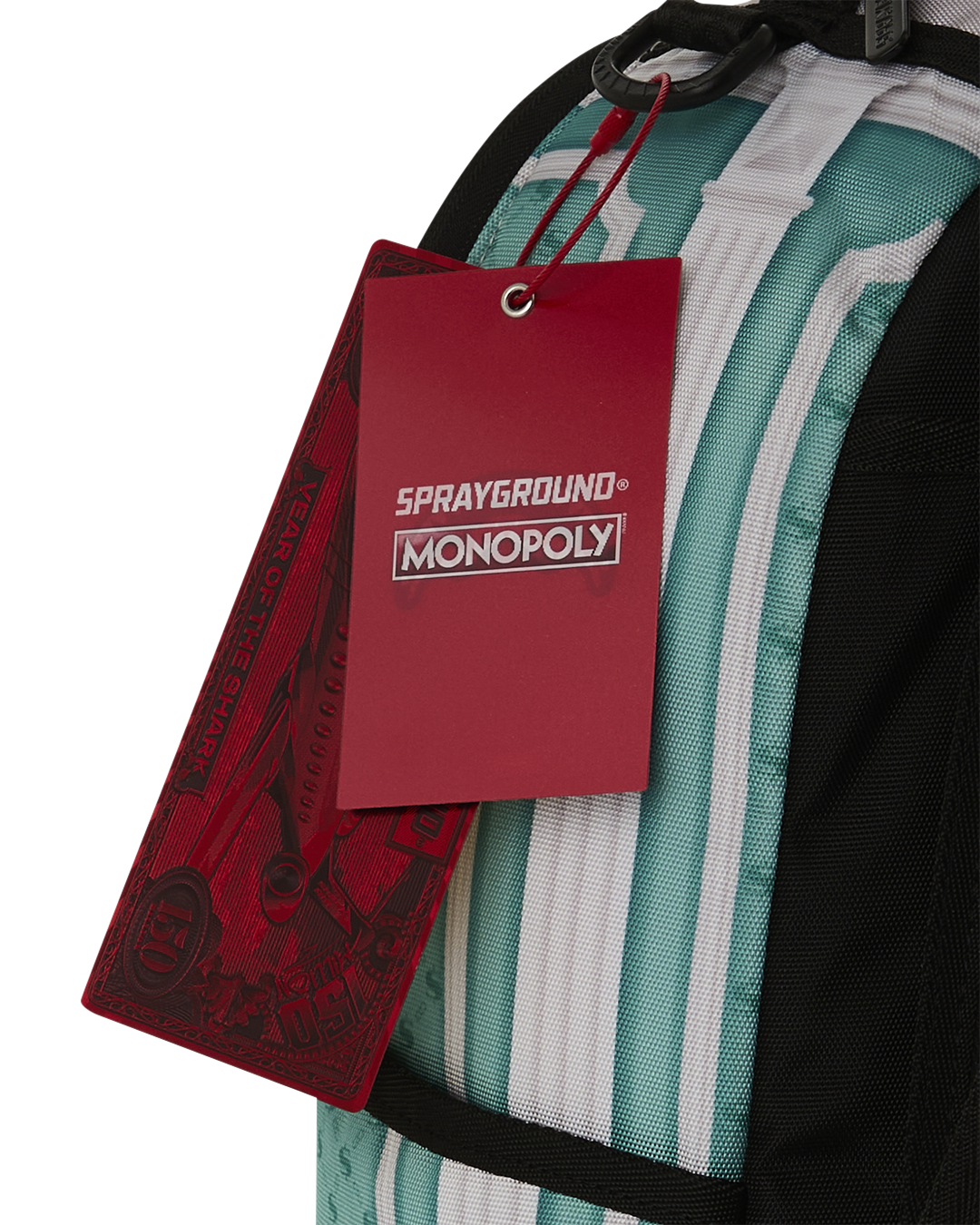 SPRAYGROUND® BACKPACK MONOPOLY MONEY PILE SHARK BACKPACK