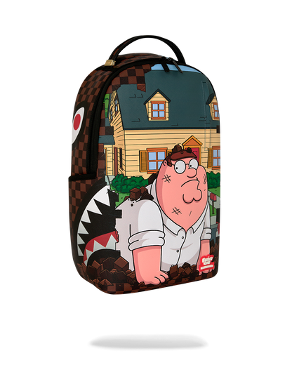 SPRAYGROUNDÂ® BACKPACK FAMILY GUY PETER FALLING THROUGH WALL BACKPACK
