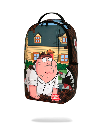 SPRAYGROUNDÂ® BACKPACK FAMILY GUY PETER FALLING THROUGH WALL BACKPACK