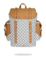 SPRAYGROUND® BACKPACK EMBOSSED CREAM CHECK MONTE CARLO