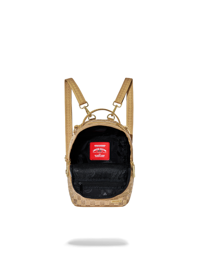 SPRAYGROUND® BACKPACK 2 TONE GOLD TRINITY MINI BACKPACK