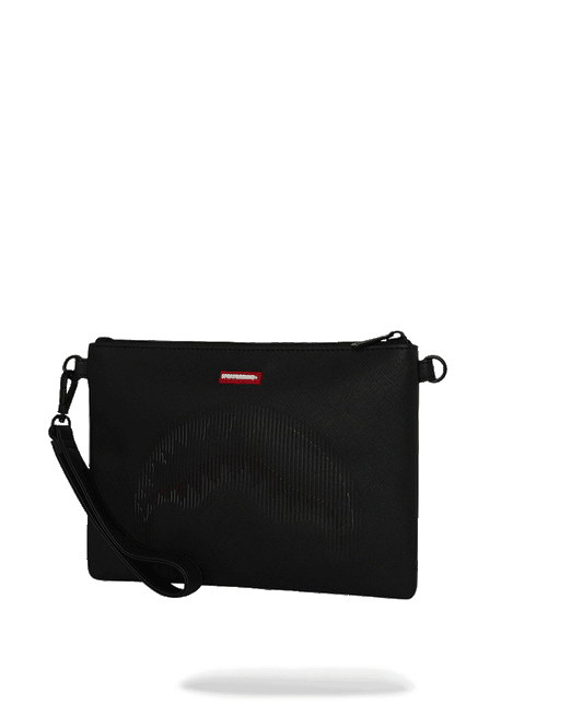 SPRAYGROUND® POUCHETTE DISAPPEARING SHARK CROSSOVER CLUTCH
