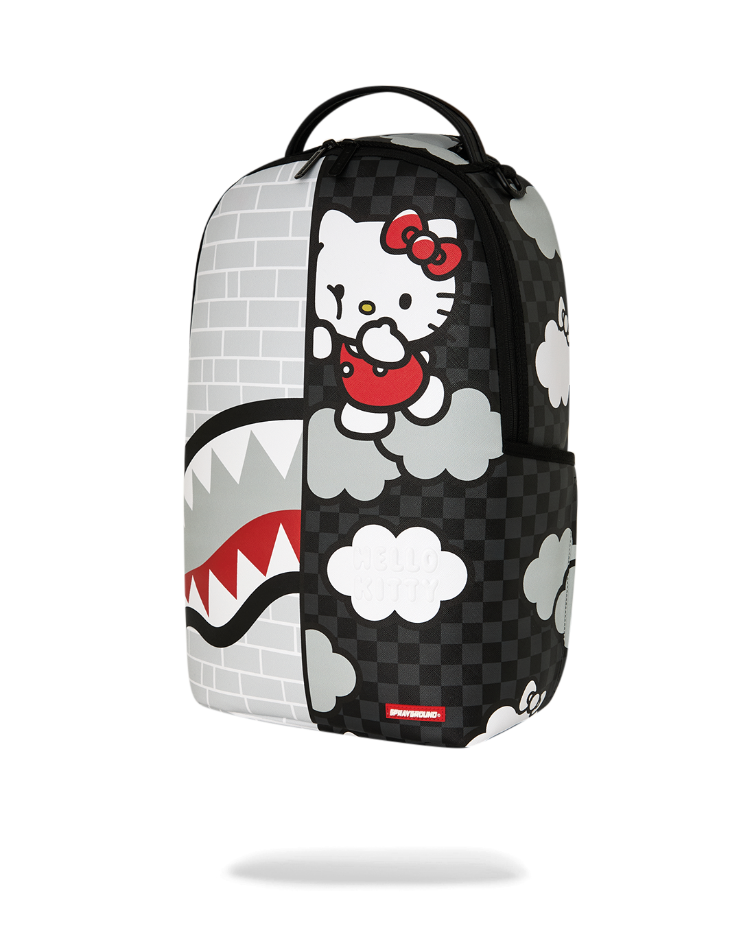 SPRAYGROUND® BACKPACK HELLO KITTY OFFICIAL COLLAB - BRICK WALL SPLIT BACKPACK