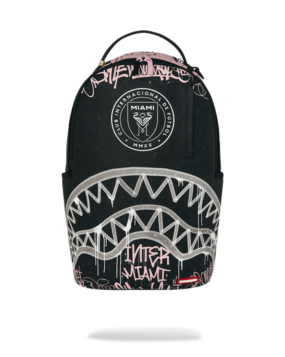 SPRAYGROUND® BACKPACK MLS COLLAB - INTERMIAMI STREETART (BLK) DLXSV BACKPACK