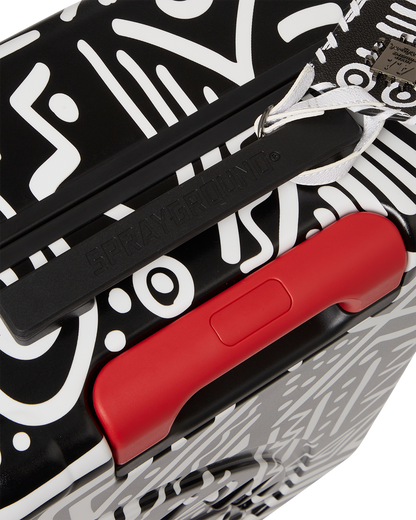 SPRAYGROUND® LUGGAGE A.I.8 AFRICAN INTELLIGENCE - ORIGIN STORY SHARKNAUTICS HARDSHELL CARRY-ON LUGGAGE