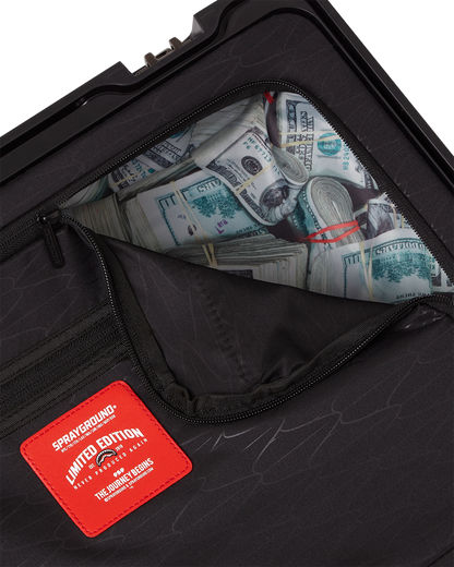 SPRAYGROUND® LUGGAGE UNSTOPPABLE ENDEAVORS SHARKNAUTICS HARDSHELL CARRY-ON LUGGAGE