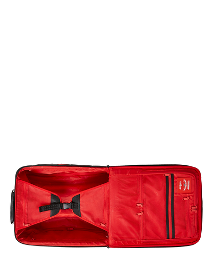 SPRAYGROUND® LUGGAGE BLACK PUFFER CHECK CARRY-ON LUGGAGE