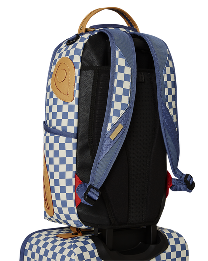 SPRAYGROUND® LUGGAGE LETTER CHECKERS SOFT CARRY-ON LUGGAGE