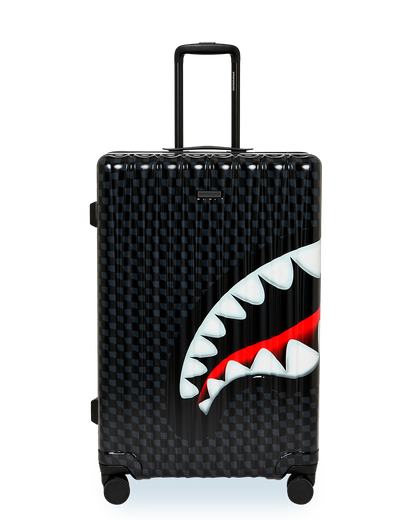 SPRAYGROUND® LUGGAGE SHARKS IN PARIS BALLOON BLACK FULL-SIZE LUGGAGE