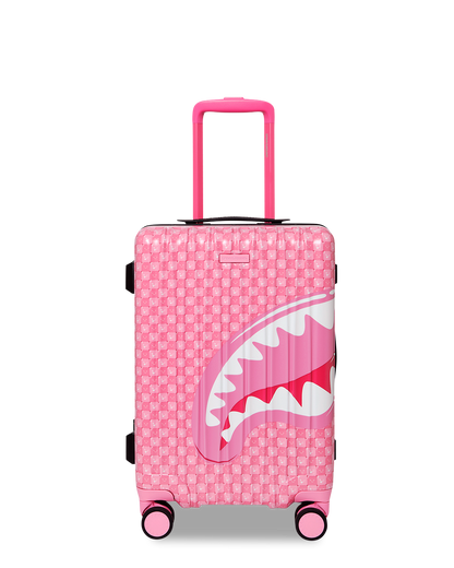 SPRAYGROUND® LUGGAGE SHINOBI SHARKS IN PARIS (PINK) CARRY-ON LUGGAGE