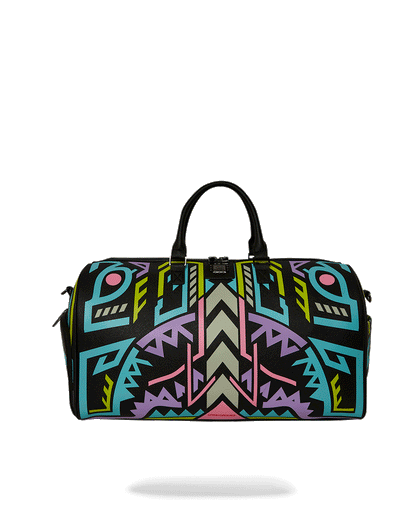 SPRAYGROUND® DUFFLE A.I. PATH TO THE FUTURE III DUFFLE - SANDFLOWER COLLAB (GLOW IN THE DARK)
