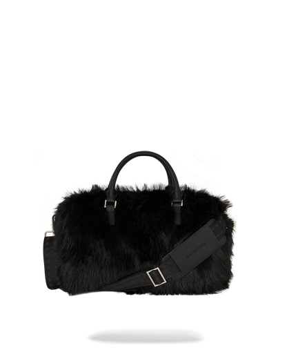 SPRAYGROUND® DUFFLE FUR CRAY BLACK MINI DUFFLE