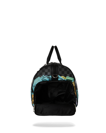 SPRAYGROUND® DUFFLE MONOPOLY MONEY STACKS DUFFLE