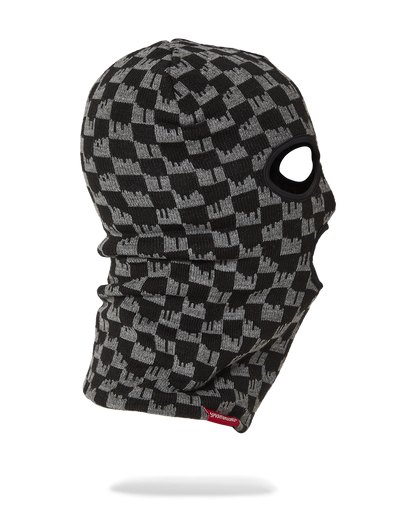SPRAYGROUND® SKI MASK CHECKERED DRIP SKI MASK