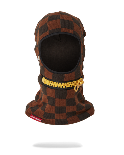 SPRAYGROUND® SKI MASK GOLD ZIPPER MOUTH SKI MASK