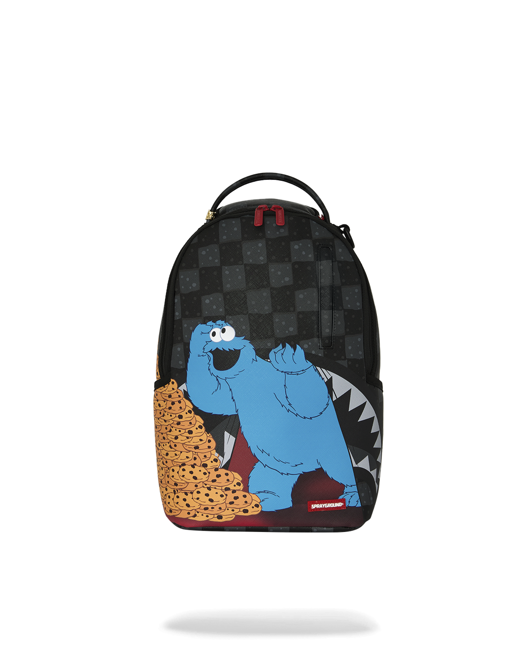 SPRAYGROUND® BACKPACK SESAME STREET COOKIE MONSTER STACK EM HIGH MINI DLX BACKPACK