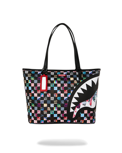 SPRAYGROUND® TOTE CRAZY CHECK TOTE