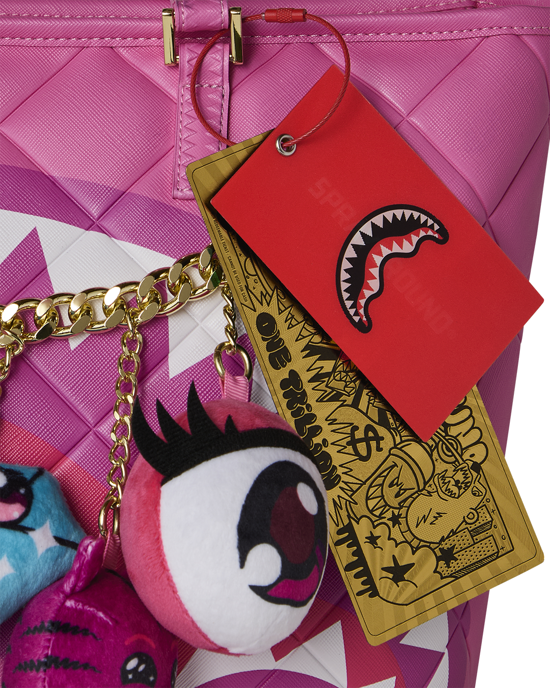 SPRAYGROUND® TOTE KAWAII DANGLES (PLUSH CHARMS) TOTE
