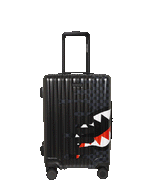 SPRAYGROUND® LUGGAGE UNFINISHED SHARK HARD SHELL CARRY-ON LUGGAGE