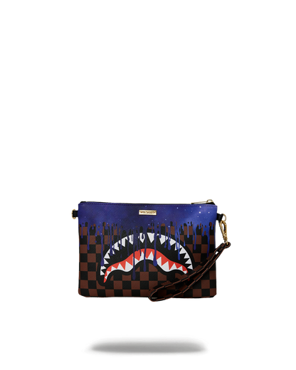 SPRAYGROUND® POUCHETTE LOST IN SPACE DRIP CROSSOVER CLUTCH