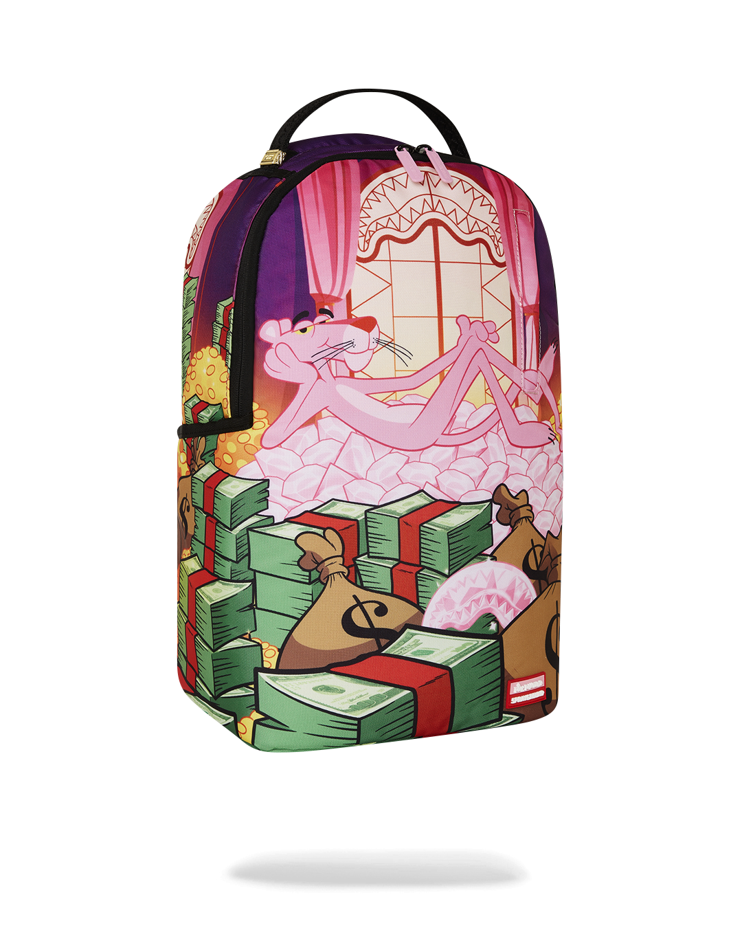 SPRAYGROUND® BACKPACK PINK PANTHER FORTRESS OF MONEY-TUDE BACKPACK