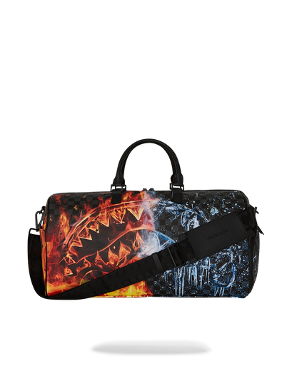 SPRAYGROUND® DUFFLE FIRE & ICE SHARK DUFFLE